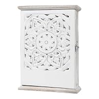 Amazon.co.jp: キー収納ボックス - ヴィンテージ彫刻デザイン ウッド